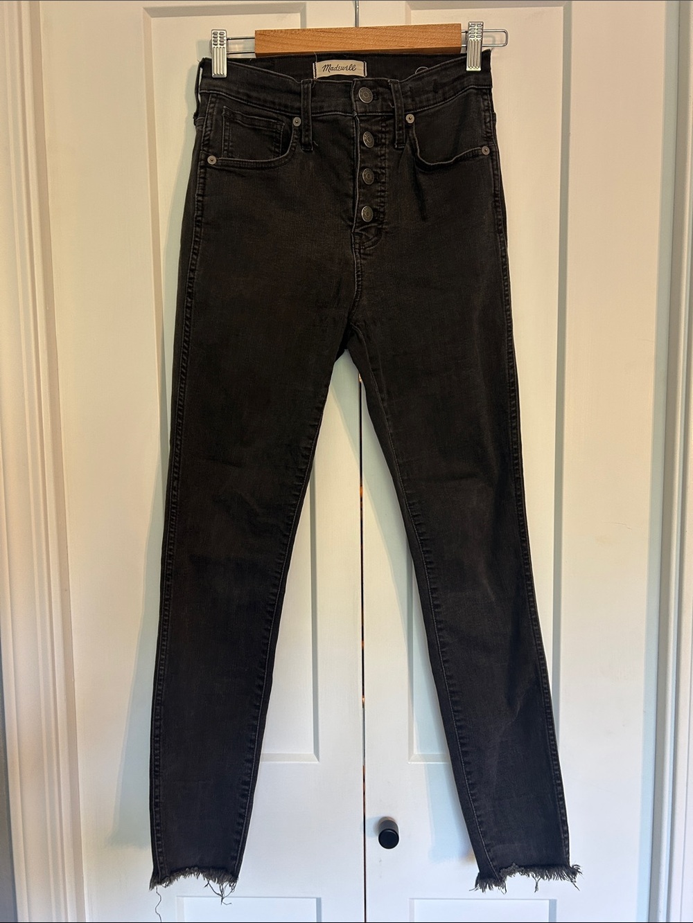 Madewell Black 10” High-Rise Skinny Jeans